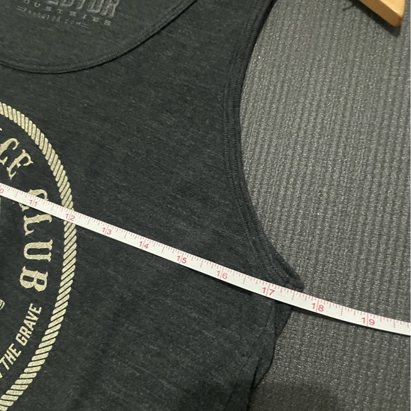 Coffin race skull thin cotton tank screen printed - Picture 6 of 6